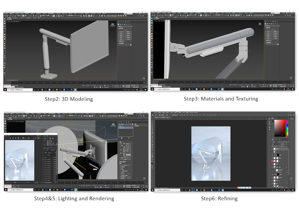 Process of Rendering 3D Graphics